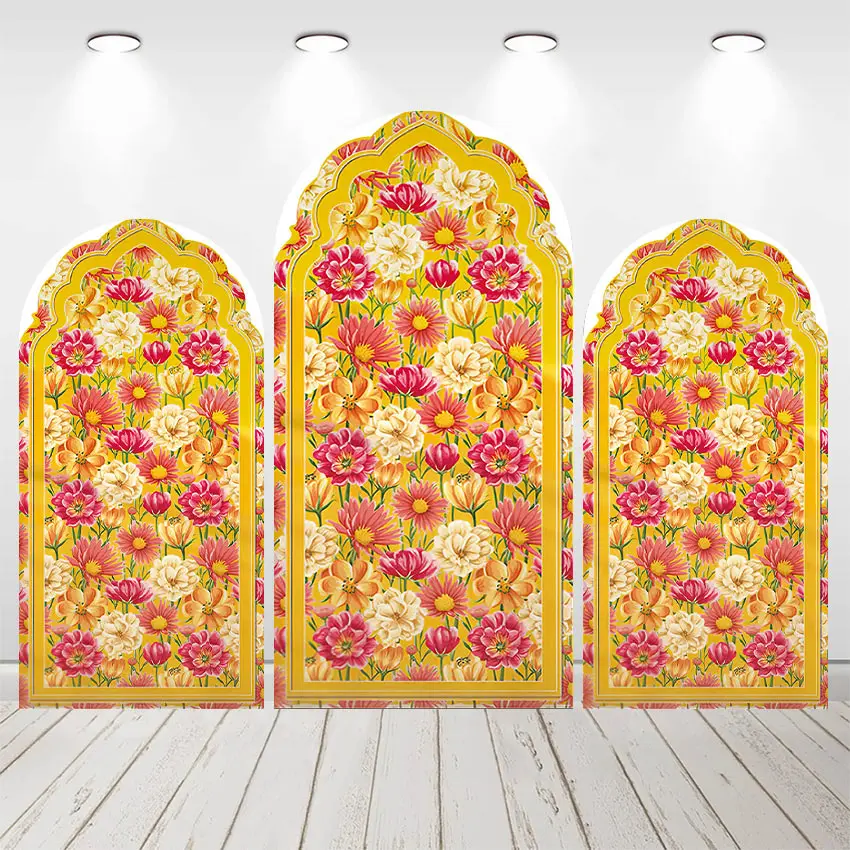 Mehofond Custom 2-Sided Indian Digital Yellow Flowers Girl Birthday Wedding Party Cover Chiara Arch Background Decor Backdrop
Mehofond Custom 2-Sided Indian Digital Yellow Flowers Girl Birthday Wedding Party Cover Chiara Arch Background Decor Backdrop