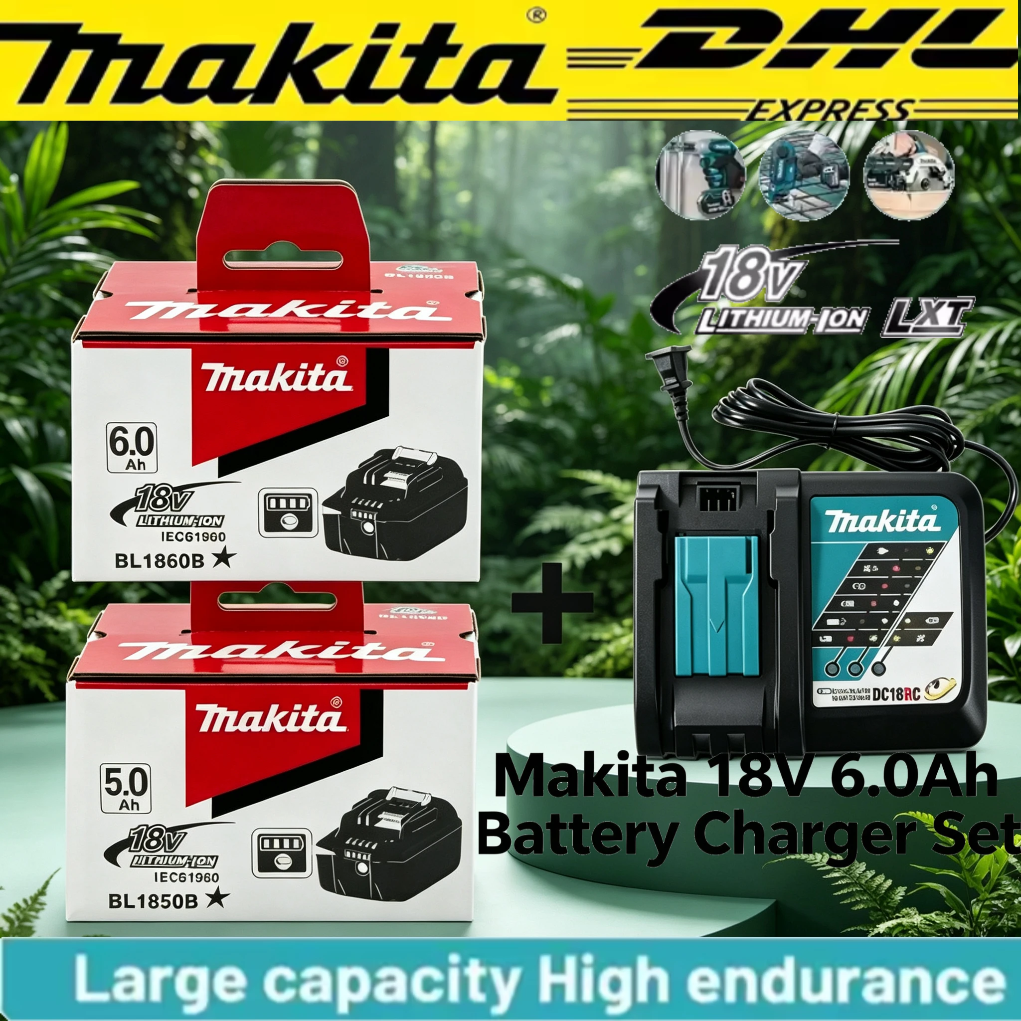 100%Premium Original Makita Charging Combo, High-capacity lithium cells cut down frequent charging for all-day construction work
100%Premium Original Makita Charging Combo, High-capacity lithium cells cut down frequent charging for all-day construction work