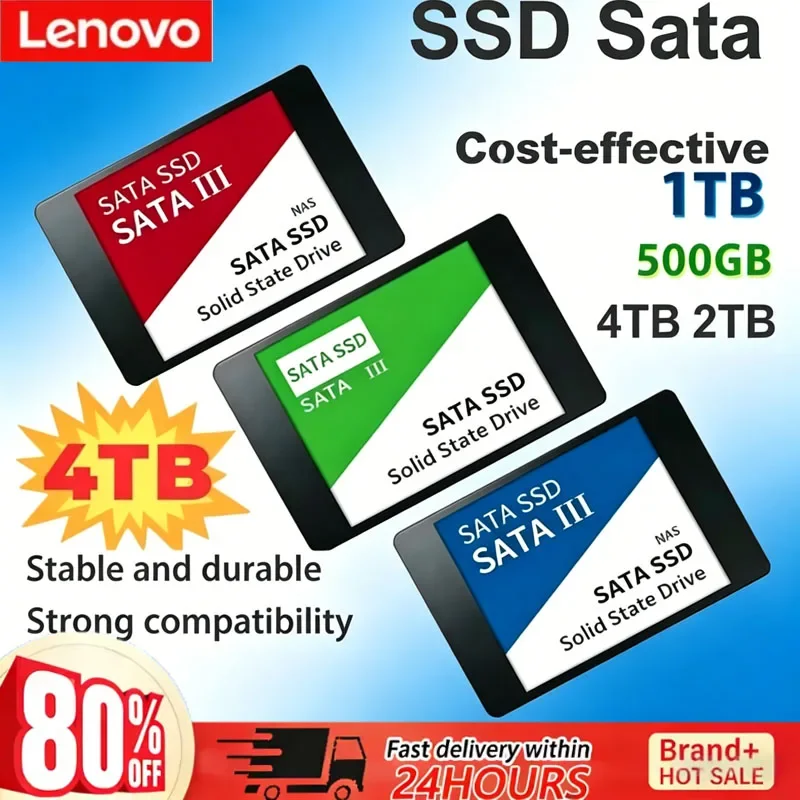 Lenovo 4TB Solid State Disk SSD High Speed 500G 1TB 2TB Internal HDD Hard Drive Sata3 2.5 Inch For Laptop Microcomputer Desktop
Lenovo 4TB Solid State Disk SSD High Speed 500G 1TB 2TB Internal HDD Hard Drive Sata3 2.5 Inch For Laptop Microcomputer Desktop