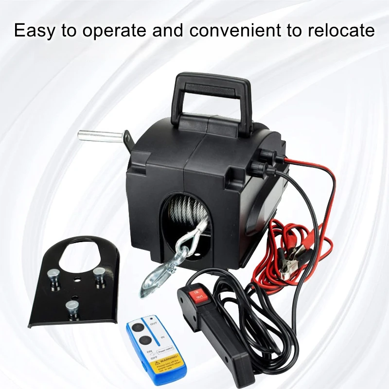 2000 IB Marine Winch Electric Winch Portable Vehicle Traction Tool
2000 IB Marine Winch Electric Winch Portable Vehicle Traction Tool