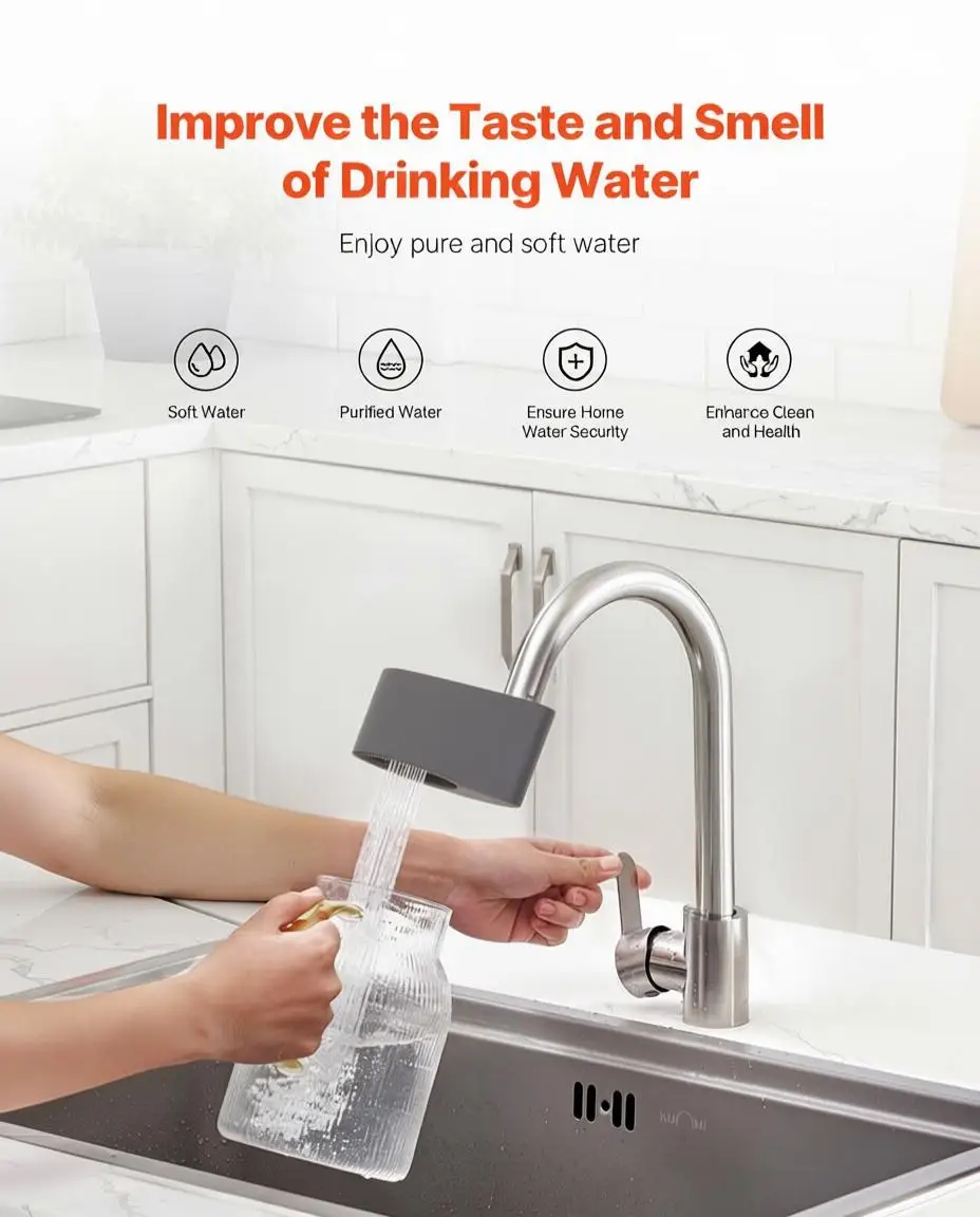 Фильтр для воды на кран, горизонтальный очиститель воды для смесителя, угольный фильтр, удаляет хлор и свинец, с 3 фильтрами.
Фильтр для воды на кран, горизонтальный очиститель воды для смесителя, угольный фильтр, удаляет хлор и свинец, с 3 фильтрами.