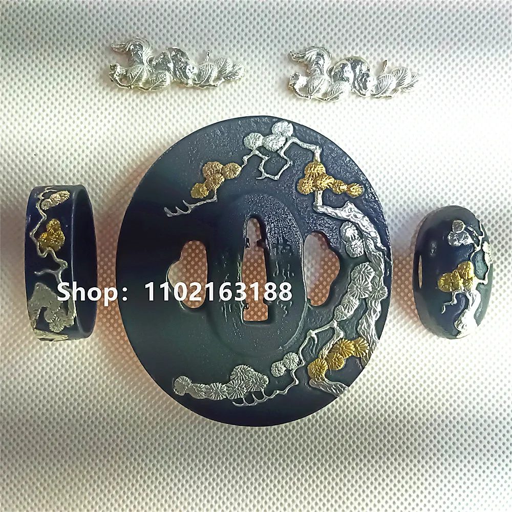 Exquisite Japanese Real Japan Samurai Katana Sword Fittings Tsuba Handguard Guard Fuchi Kashira Menuki Copper Brass Material New
Exquisite Japanese Real Japan Samurai Katana Sword Fittings Tsuba Handguard Guard Fuchi Kashira Menuki Copper Brass Material New