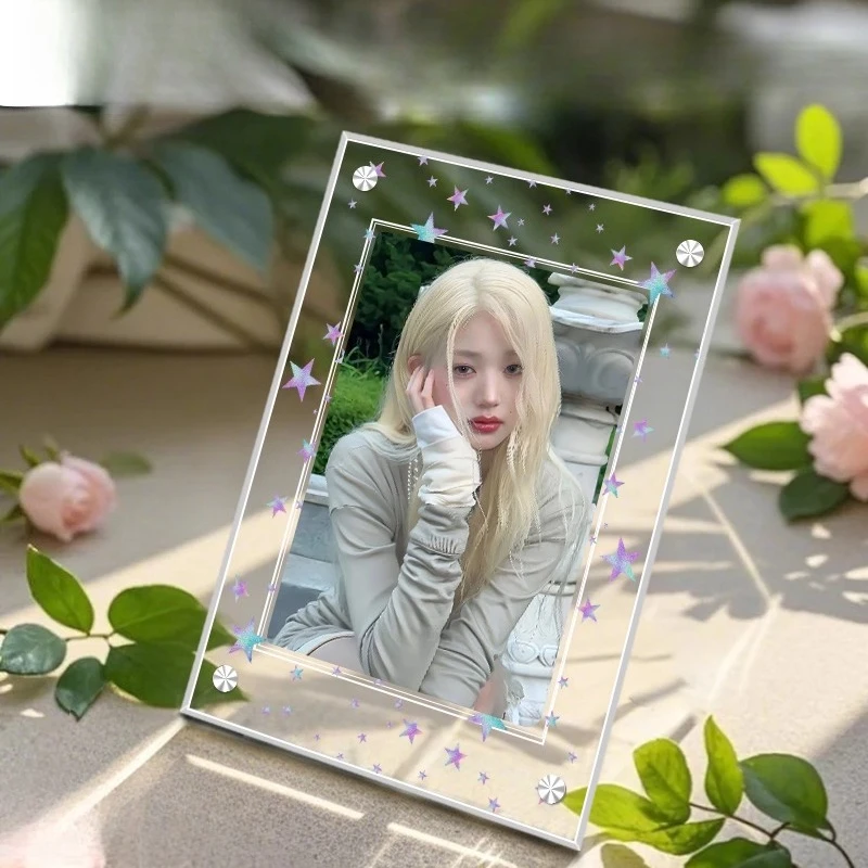 Magnetic Laser Glitter Card Display Stand - Star & Heart Shine HD Card brick Holder for Photocards, Polaroids Photo
Magnetic Laser Glitter Card Display Stand - Star & Heart Shine HD Card brick Holder for Photocards, Polaroids Photo