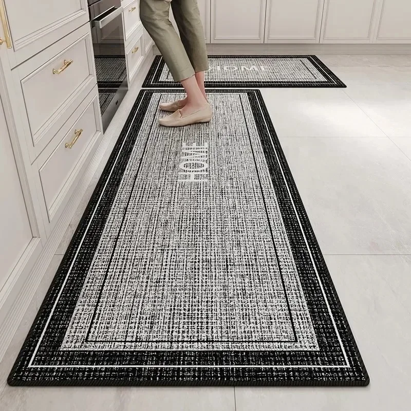 Kitchen Rug Long Strip Solid Color Style Loop Velvet Floor Mat Wear-resistant Non-slip Foot Mats Home Decoration Carpet 주방 카펫
Kitchen Rug Long Strip Solid Color Style Loop Velvet Floor Mat Wear-resistant Non-slip Foot Mats Home Decoration Carpet 주방 카펫