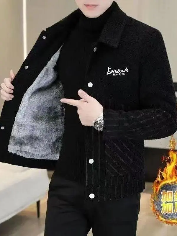 Men's Winter Thiened Woolen Jaet Casual Faionable Collared Coat Breathable Stand Fit Youth Busin Casual Outerwear
Men's Winter Thiened Woolen Jaet Casual Faionable Collared Coat Breathable Stand Fit Youth Busin Casual Outerwear