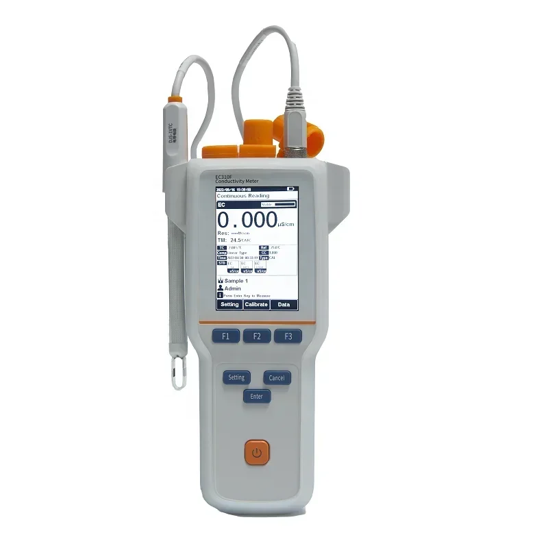 Advanced portable EC310F salinity temperature TDS conductivity meter multiparameter sea water quality ec tester
Advanced portable EC310F salinity temperature TDS conductivity meter multiparameter sea water quality ec tester