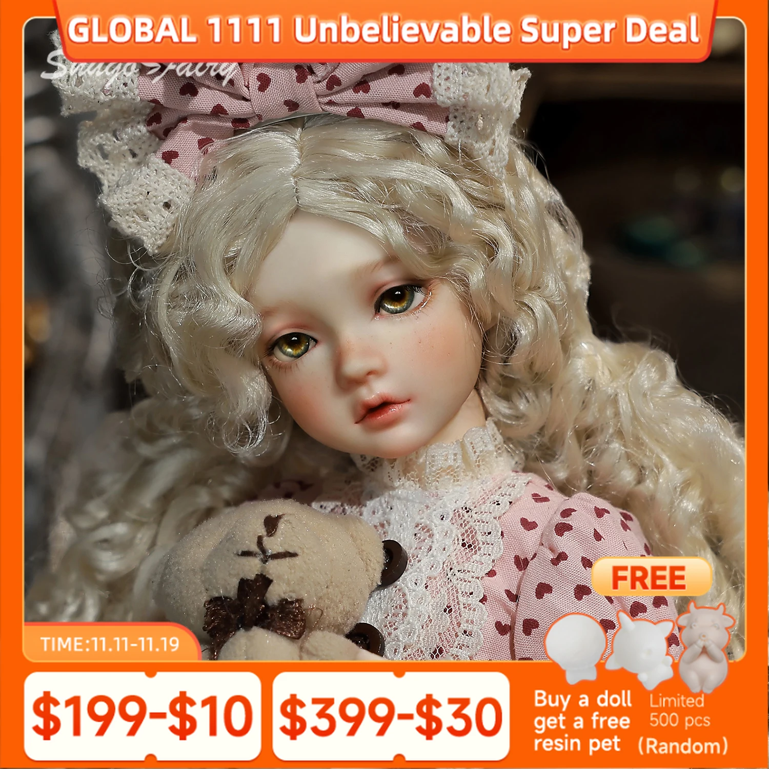 BJD Doll 1/6 Cecily Large Vintage Style Plump Body, High Quality Ball-Jointed Resin Figure Thanksgiving Holiday Gift Shugafairy
BJD Doll 1/6 Cecily Large Vintage Style Plump Body, High Quality Ball-Jointed Resin Figure Thanksgiving Holiday Gift Shugafairy