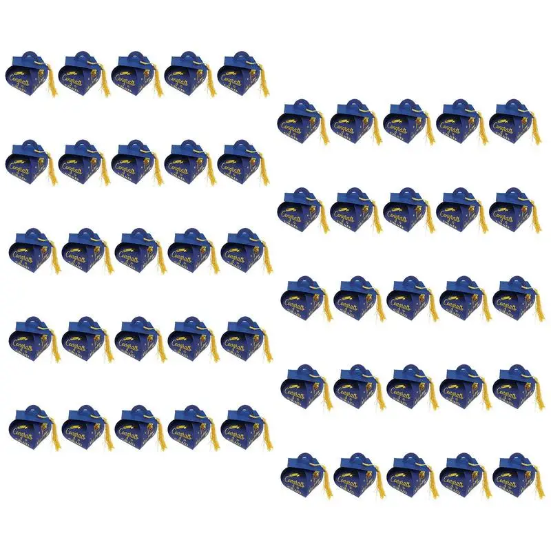 Graduation Favor Boxes Gradation Candy Box 50X Doctoral Hat Design Holder Decoration Centerpiece For High School Class Guest
Graduation Favor Boxes Gradation Candy Box 50X Doctoral Hat Design Holder Decoration Centerpiece For High School Class Guest