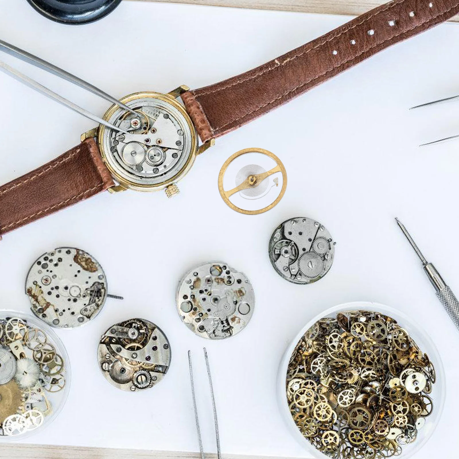 Watch Balance Wheel Repair Parts for Watches Mechanical Repairing Movement Alloy Replacement Spring
Watch Balance Wheel Repair Parts for Watches Mechanical Repairing Movement Alloy Replacement Spring