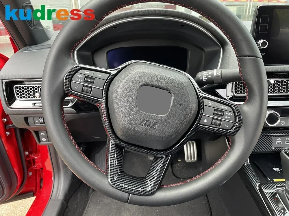 Car Steering Wheel Panel Cover Trim For Honda Civic Integra Sedan 2022 2023 2024 2025 2026 Carbon Fiber Interior Accessories
Car Steering Wheel Panel Cover Trim For Honda Civic Integra Sedan 2022 2023 2024 2025 2026 Carbon Fiber Interior Accessories