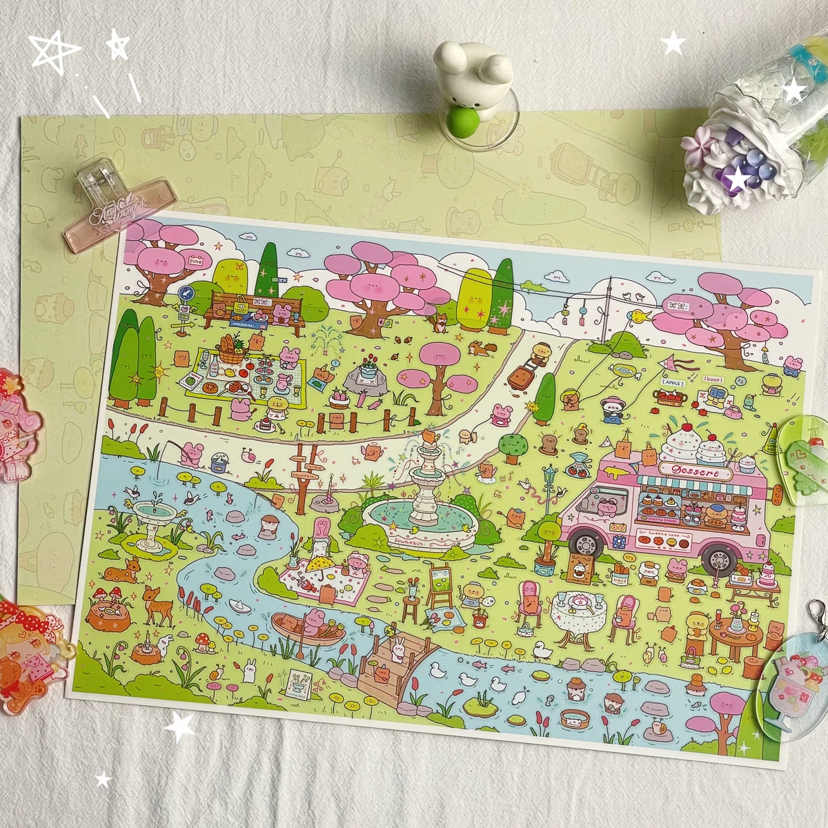 Spring Visual Stacking 2.5D Landscape Sticker Kawaii Deco Stacking Pasting Sticker 3D Diy Miniature Scene Sticker
Spring Visual Stacking 2.5D Landscape Sticker Kawaii Deco Stacking Pasting Sticker 3D Diy Miniature Scene Sticker