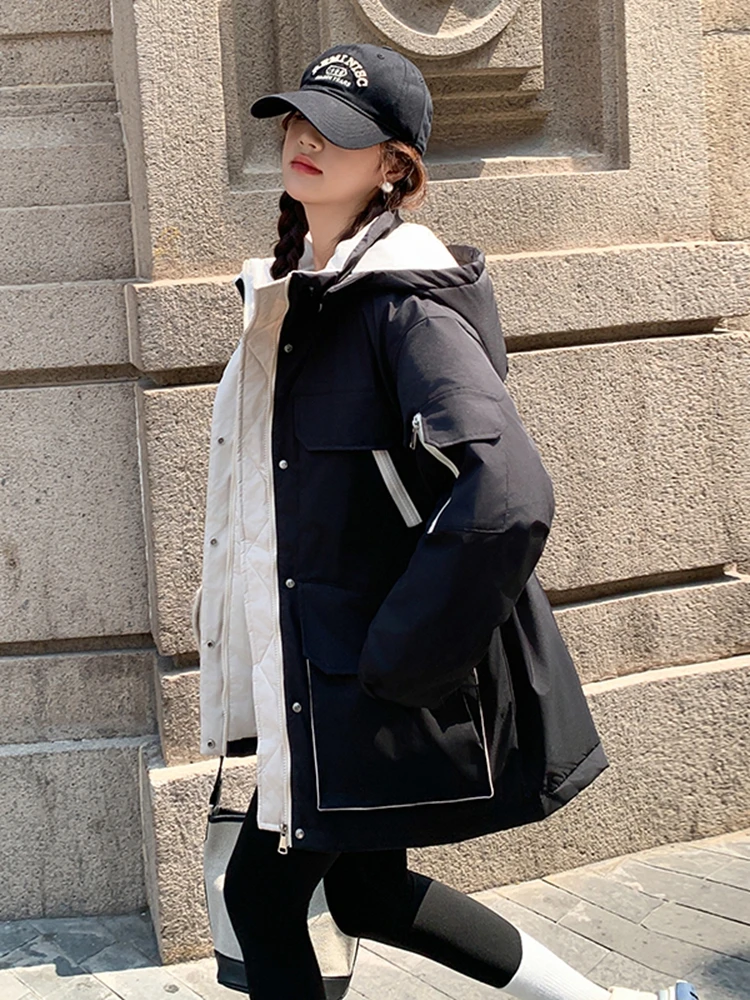 Женская водонепроницаемая парка с узором, на осень, деловой повседневный стиль, сшитая, с воротником-стойкой, с антистатическим покрытием
Женская водонепроницаемая парка с узором, на осень, деловой повседневный стиль, сшитая, с воротником-стойкой, с антистатическим покрытием