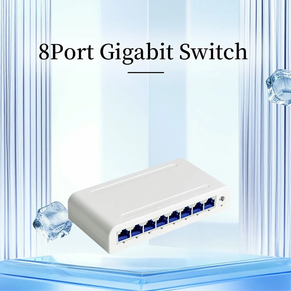 Сетевой коммутатор Plug & Play на 8 портов Gigabit Ethernet 10/100/1000 Мбит/с, настольный, с функцией Auto MDI/MDIX, RJ45 LAN-хаб для дома и офиса
Сетевой коммутатор Plug & Play на 8 портов Gigabit Ethernet 10/100/1000 Мбит/с, настольный, с функцией Auto MDI/MDIX, RJ45 LAN-хаб для дома и офиса