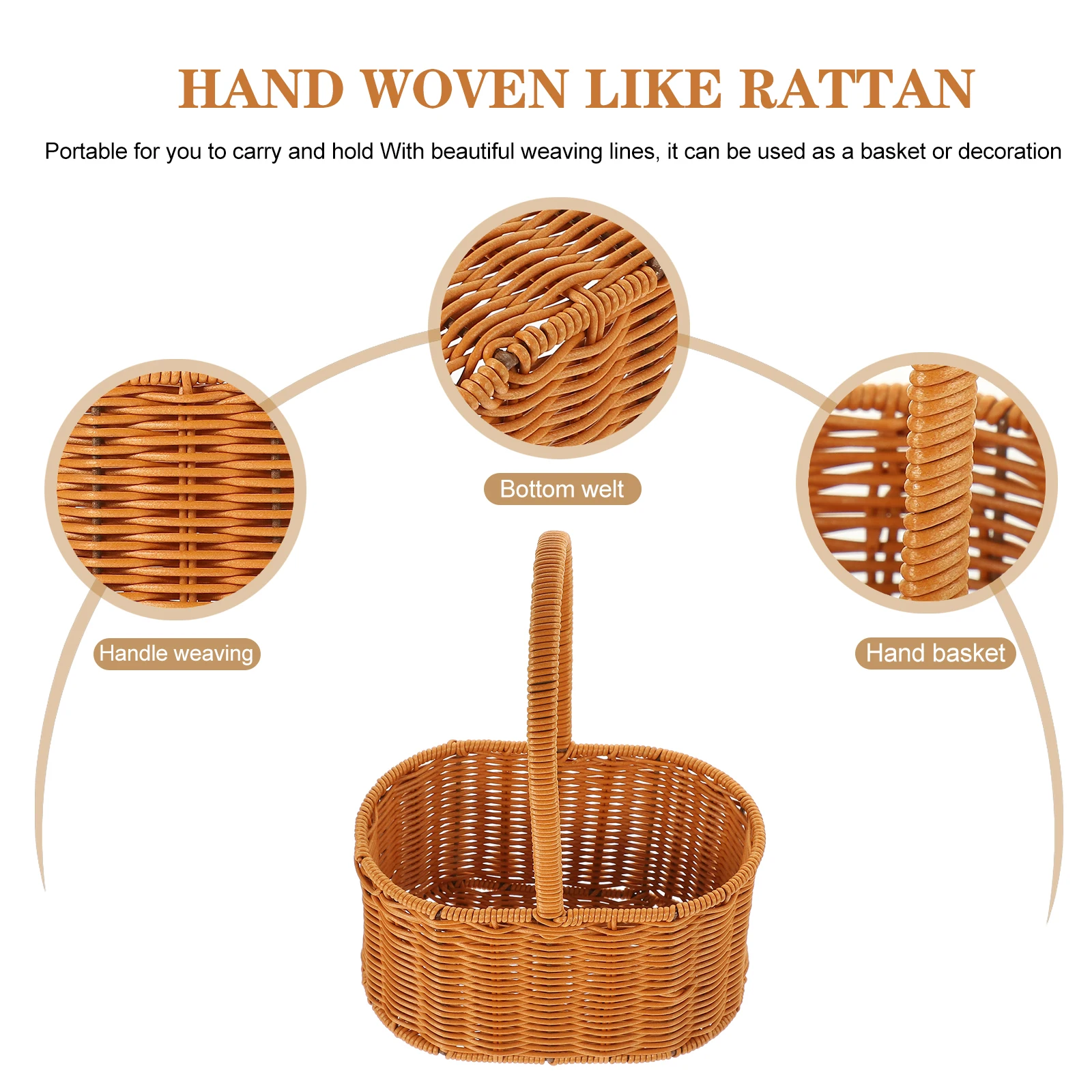 Hand Woven Plastic With Handle Decorative Flower Storage Woven Basket For Home Wedding Gift Daily Supplies Storage Basket
Hand Woven Plastic With Handle Decorative Flower Storage Woven Basket For Home Wedding Gift Daily Supplies Storage Basket