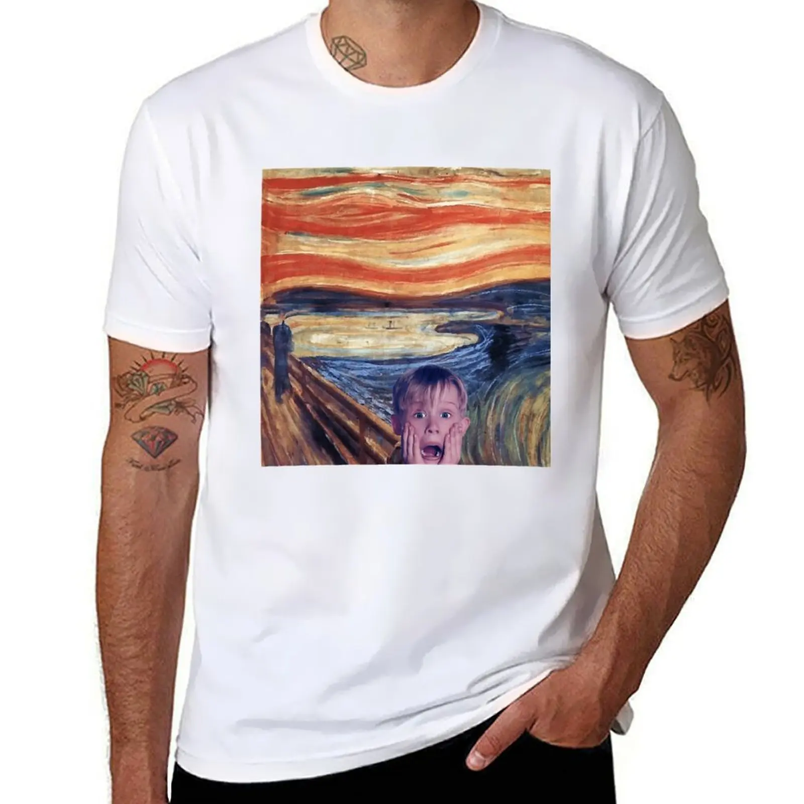 Kevin McCallister visage choqué, le cri classique T-Shirt man t shirt graphic t shirts with prints T-Shirt 
Kevin McCallister visage choqué, le cri classique T-Shirt man t shirt graphic t shirts with prints T-Shirt