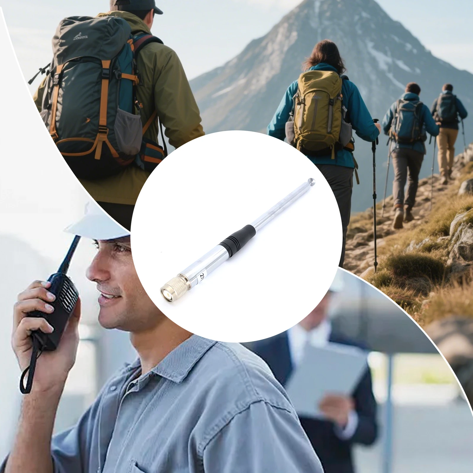 27Mhz Antenna 9-Inch To 51-inch Telescopic/Rod Antennas TNC Male Connector for CB Handheld/Portable Radio
27Mhz Antenna 9-Inch To 51-inch Telescopic/Rod Antennas TNC Male Connector for CB Handheld/Portable Radio