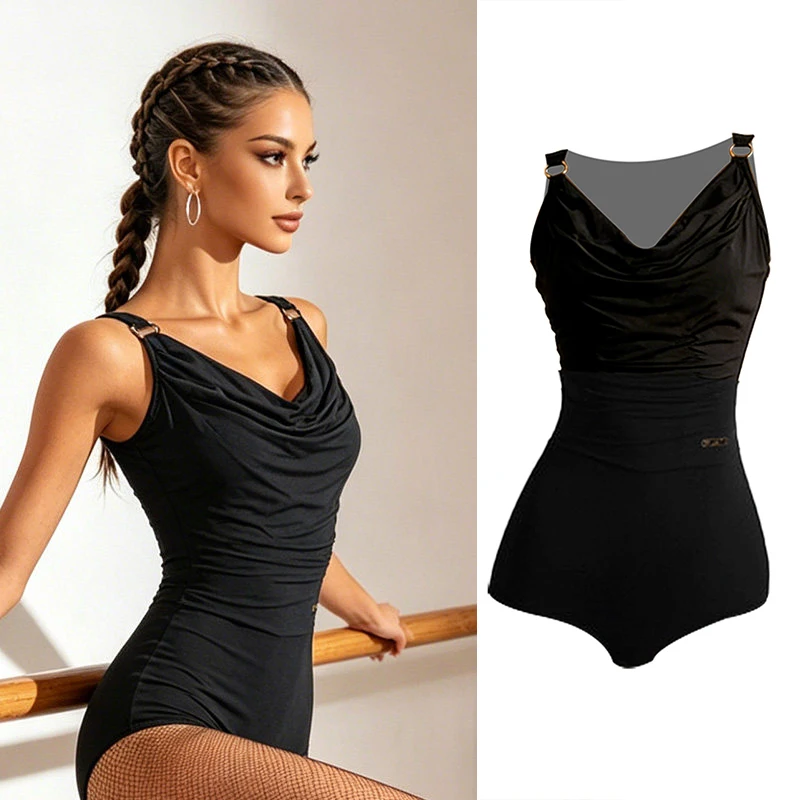 2026 Latin Dance Top Swing Collar V-neck Bodysuit Practice Clothes Samba Chacha Dress Adult Latin Dance Costumes Wear DN23517
2026 Latin Dance Top Swing Collar V-neck Bodysuit Practice Clothes Samba Chacha Dress Adult Latin Dance Costumes Wear DN23517