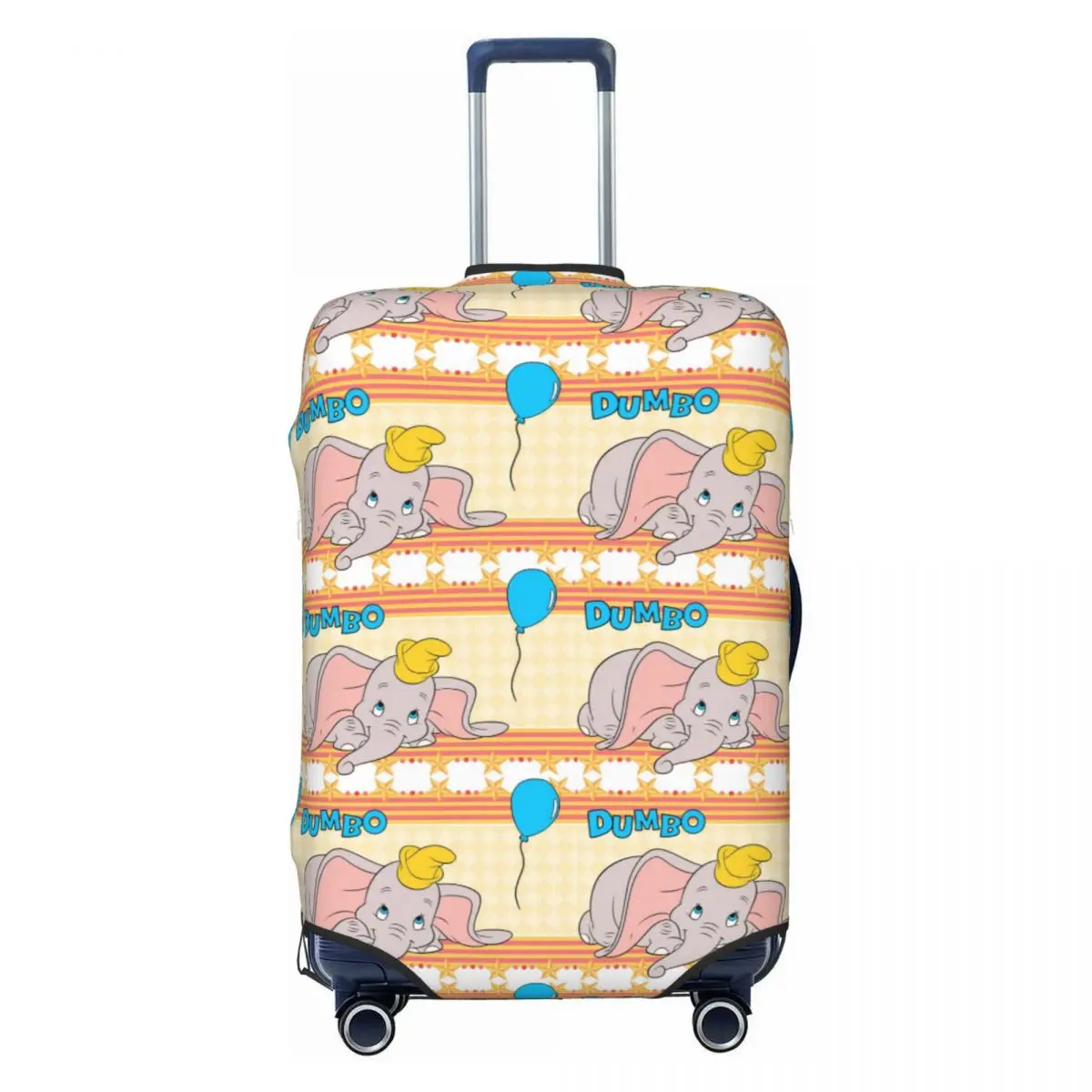 Custom Dumbo Cartoon Suitcase Cover Washable Cute Elephant Travel Luggage Covers for 18-32 inch
Custom Dumbo Cartoon Suitcase Cover Washable Cute Elephant Travel Luggage Covers for 18-32 inch