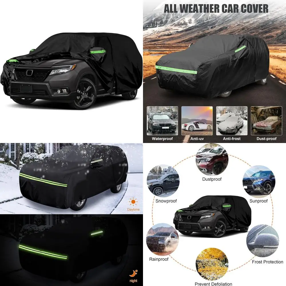 Всепогодный 6-слойный автомобильный чехол на заказ с дверцей на молнии для Honda Passport 2019-2024, водонепроницаемая защита
Всепогодный 6-слойный автомобильный чехол на заказ с дверцей на молнии для Honda Passport 2019-2024, водонепроницаемая защита