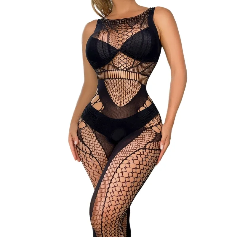 Fishnet Bodysuit Women's Underwear lingerie lingerie for ladies Glitter Hollow Out Sheer Backless Fahsion Mesh Body Stockings
Fishnet Bodysuit Women's Underwear lingerie lingerie for ladies Glitter Hollow Out Sheer Backless Fahsion Mesh Body Stockings