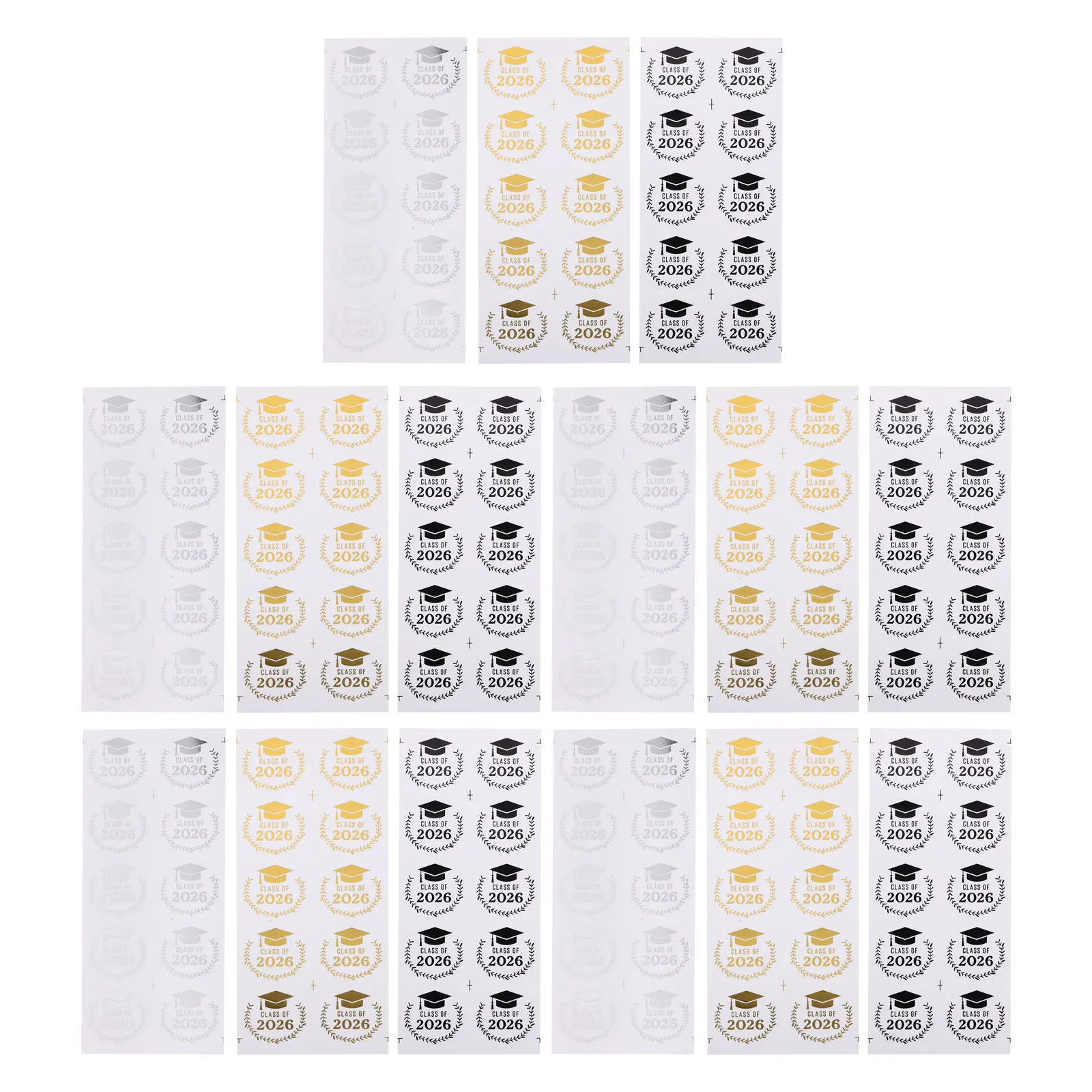 15 Sheets 2026 Graduation Stickers Class of 2026 Pet Adhesive Grad Decor Stickers for Envelopes Invitations Certificates Party
15 Sheets 2026 Graduation Stickers Class of 2026 Pet Adhesive Grad Decor Stickers for Envelopes Invitations Certificates Party