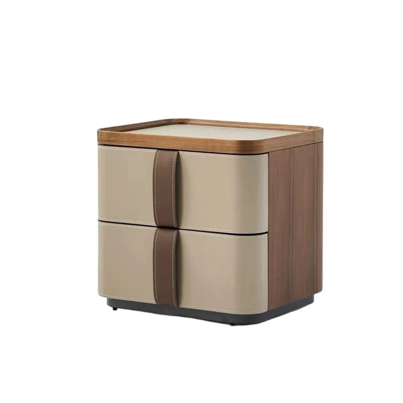 2025 New Italian Minimalist Solid Wood Bedside Table Saddle Leather Modern Simple Bedroom Home Bedside Table
2025 New Italian Minimalist Solid Wood Bedside Table Saddle Leather Modern Simple Bedroom Home Bedside Table
