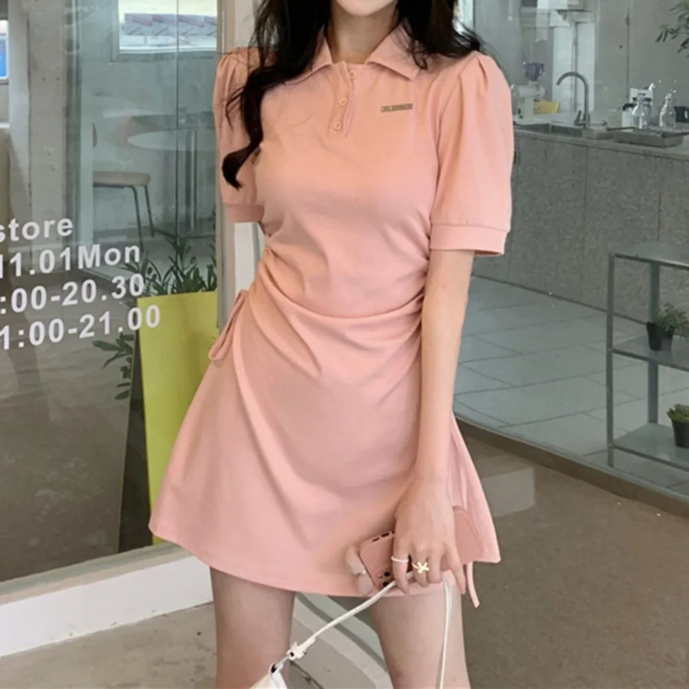 High Quality Mini Dress Women Clothing Sweet Drawstring Waist Y2K Fashionable Korean Puff Sleeve Casual Summer
High Quality Mini Dress Women Clothing Sweet Drawstring Waist Y2K Fashionable Korean Puff Sleeve Casual Summer