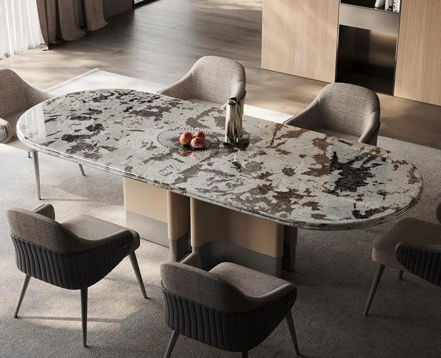 #Customized Square Modern Dining Table with Marble Top Stainless Steel Base Home Apartment Hotel Kitchen Dining Room Furniture
#Customized Square Modern Dining Table with Marble Top Stainless Steel Base Home Apartment Hotel Kitchen Dining Room Furniture