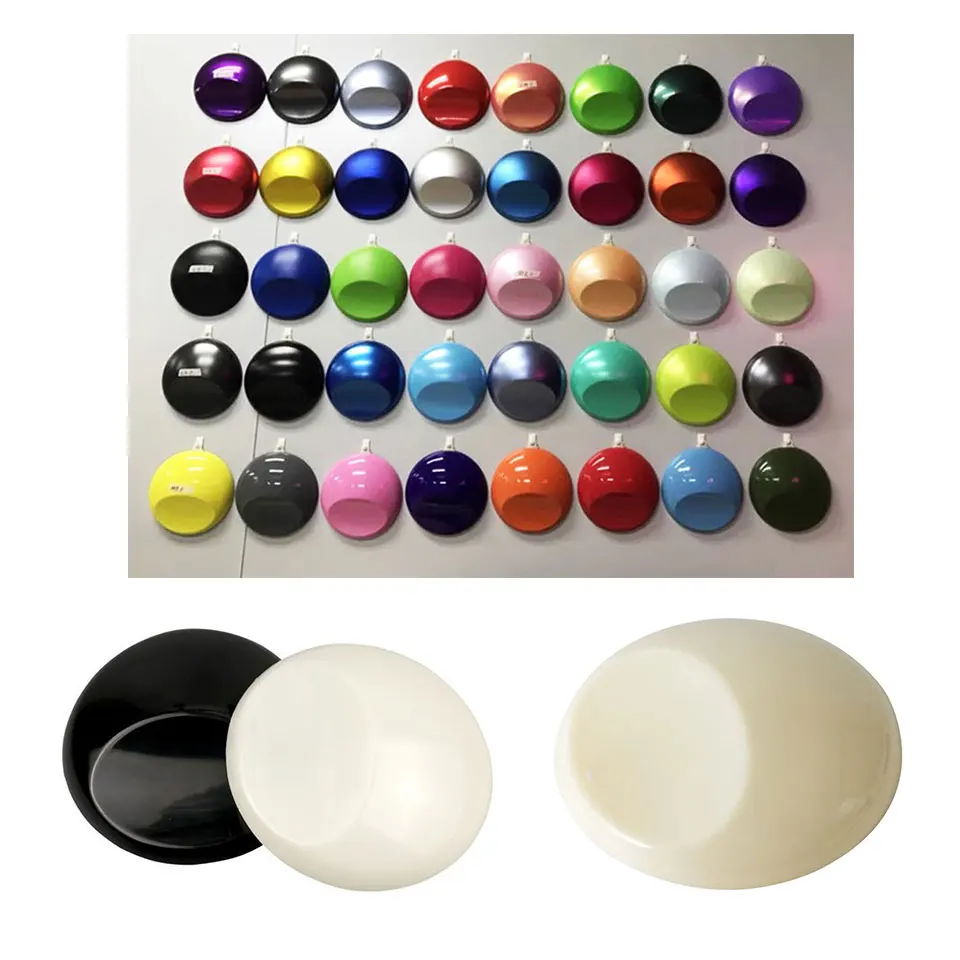 50pcs Hemisphere ABS Plastic Sample Cards, Convex Round Test Plates for Automotive Wrap Film & Powder Coating Display MO-179D
50pcs Hemisphere ABS Plastic Sample Cards, Convex Round Test Plates for Automotive Wrap Film & Powder Coating Display MO-179D