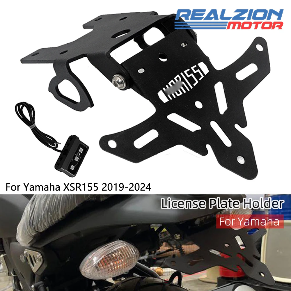 RZ XSR155 2023 License Plate Holder Motorcycle Adjustable Number Bracket WIth LED Light For YAMAHA XSR 155 2019-2024 XSR-155
RZ XSR155 2023 License Plate Holder Motorcycle Adjustable Number Bracket WIth LED Light For YAMAHA XSR 155 2019-2024 XSR-155