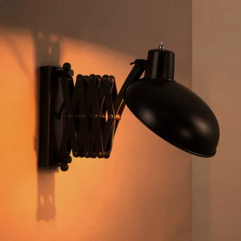 Retro American Style Retractable wall Attic Industrial Long Arm Black Iron E27 Wall Lamp
Retro American Style Retractable wall Attic Industrial Long Arm Black Iron E27 Wall Lamp