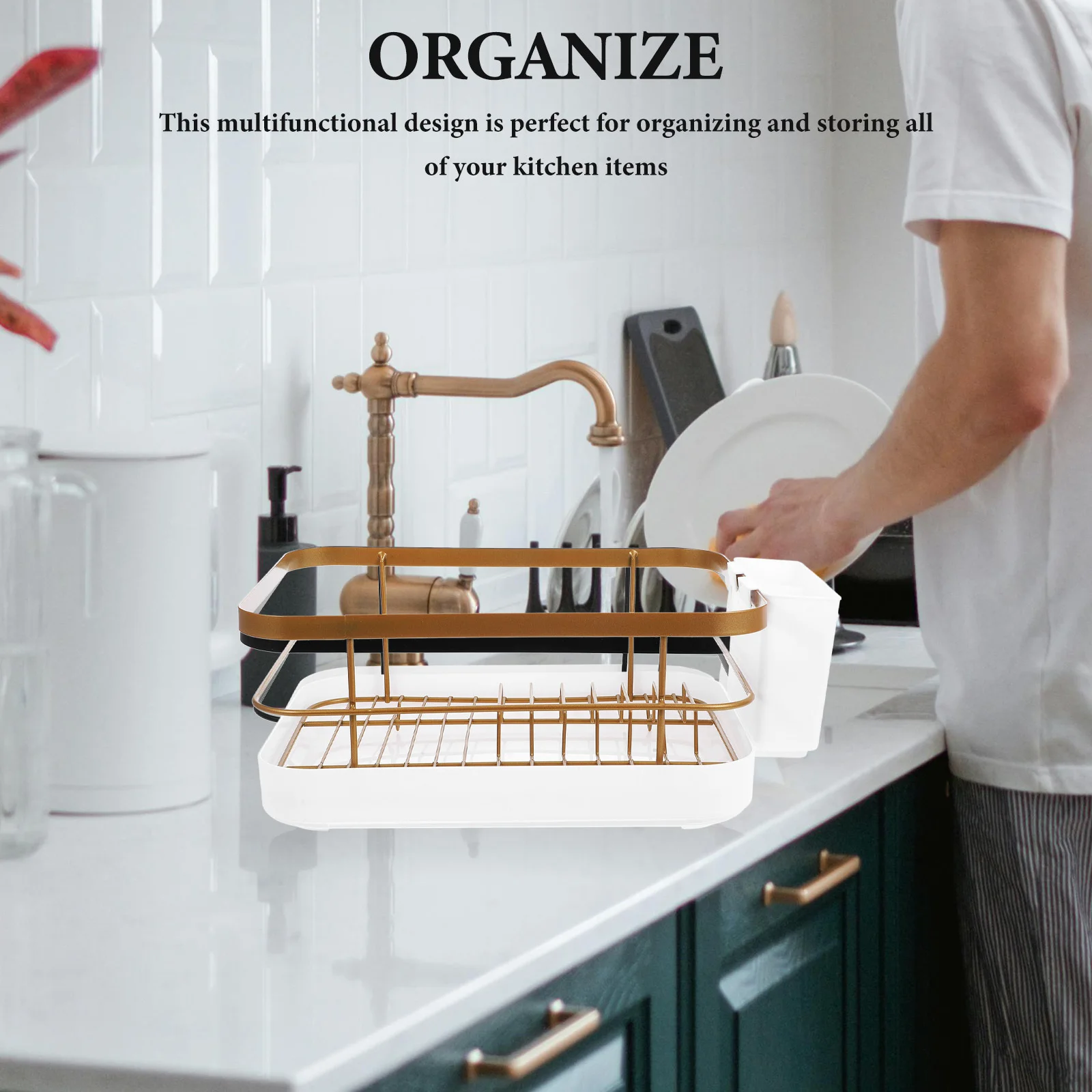 1Set Kitchen Dish Drying Rack Multifunctional Countertop Plate Cutlery Silverware Organizer Compact Storage Rack
1Set Kitchen Dish Drying Rack Multifunctional Countertop Plate Cutlery Silverware Organizer Compact Storage Rack