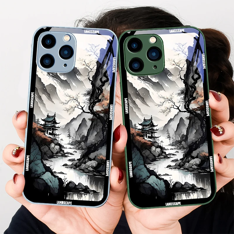 Chinese Landscape Painting For Iphone 16 Plus 15 14 13 12 Mini 11 Pro Max X XS XR 7 8 Plus 2022 Tempered Glass Phone Case
Chinese Landscape Painting For Iphone 16 Plus 15 14 13 12 Mini 11 Pro Max X XS XR 7 8 Plus 2022 Tempered Glass Phone Case
