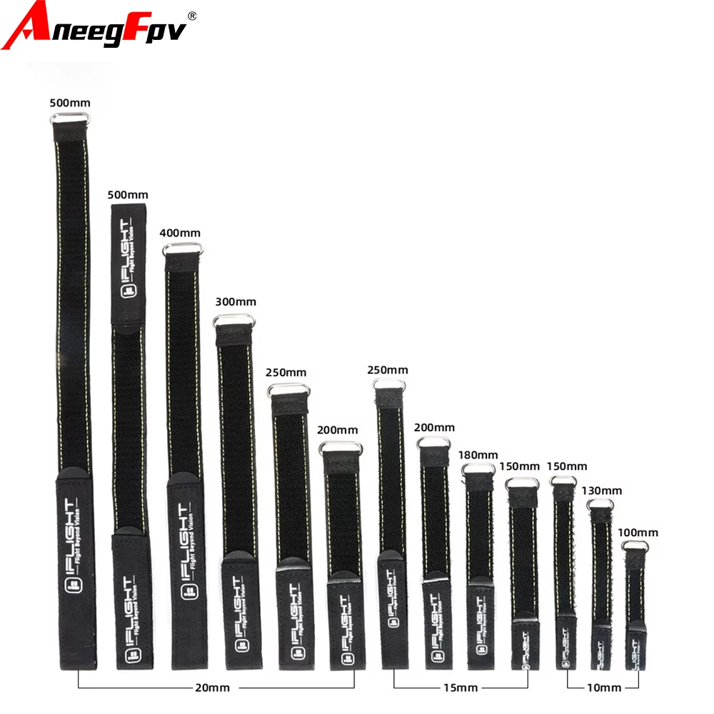 5pcs 10X100mm / 10X130mm IFlight Magic Sticker Tape Nylon Lipo Battery Strap Belt Reusable Cable Tie Wrap for FPV RC Battery
5pcs 10X100mm / 10X130mm IFlight Magic Sticker Tape Nylon Lipo Battery Strap Belt Reusable Cable Tie Wrap for FPV RC Battery