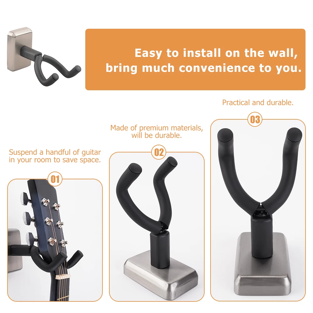 Wall Mount Guitar Hook Bracket Ukulele Holder Electric Bass Uke Hanger Hanging Brackets 
Wall Mount Guitar Hook Bracket Ukulele Holder Electric Bass Uke Hanger Hanging Brackets
