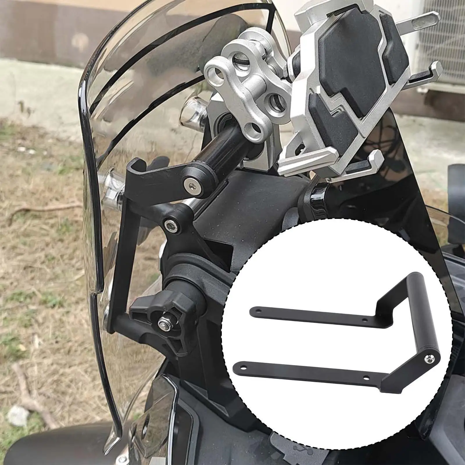 Motorcycle Phone Stand Bracket Replacement Modification Easy Installation Extension Bar Handlebar Support for 800MT x
Motorcycle Phone Stand Bracket Replacement Modification Easy Installation Extension Bar Handlebar Support for 800MT x