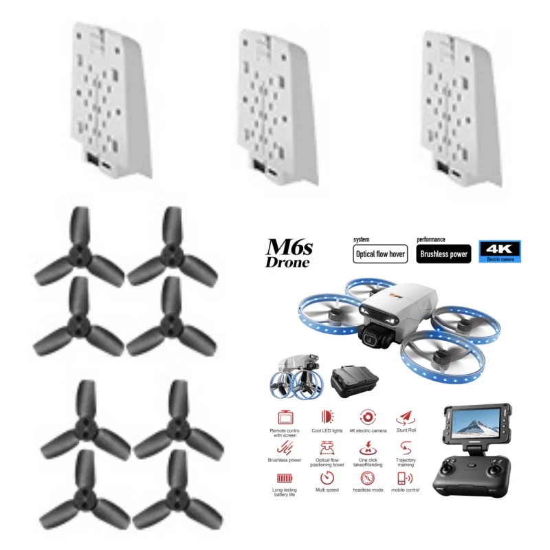 M6S Screen RC Drone 3.7V Battery/Propeller M6S Screen Drone Battery M6S Drone Battery Blades M6S Dron Battery Blades
M6S Screen RC Drone 3.7V Battery/Propeller M6S Screen Drone Battery M6S Drone Battery Blades M6S Dron Battery Blades