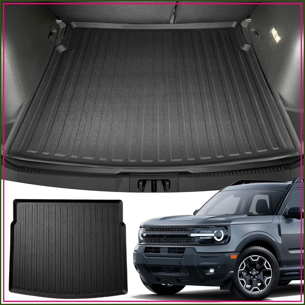 Custom Fit Cargo Liner for Ford Bronco Sport 2021-2025 - All-Weather Trunk Mat, Durable TPE, Easy Clean
Custom Fit Cargo Liner for Ford Bronco Sport 2021-2025 - All-Weather Trunk Mat, Durable TPE, Easy Clean