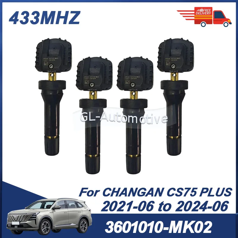 Датчик давления в шинах 3601010MK02 для CHANGAN CS75 PLUS 2021-2025, датчик TPMS 433 МГц, 4 шт., 3601010-MK02
Датчик давления в шинах 3601010MK02 для CHANGAN CS75 PLUS 2021-2025, датчик TPMS 433 МГц, 4 шт., 3601010-MK02