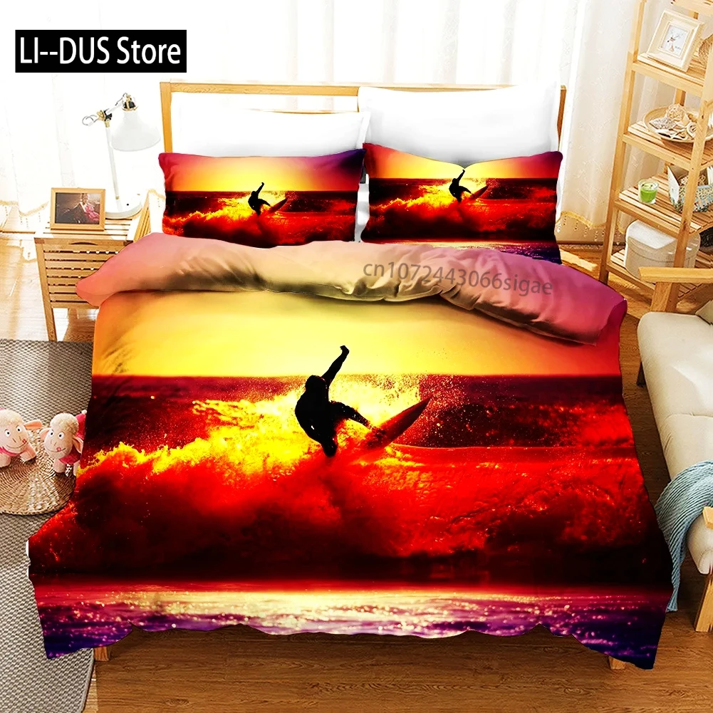 Surfing Bedding Set Queen King Full for Boys Kids Men Surfboards Duvet Cover Polyester Youth Ocean Sport Theme Comforter Cover
Surfing Bedding Set Queen King Full for Boys Kids Men Surfboards Duvet Cover Polyester Youth Ocean Sport Theme Comforter Cover