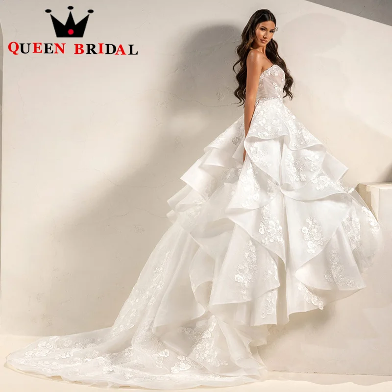 Graceful Appliques Wedding Dresses 2024 Sweetheart Sleeveless Ruffles Backless Bridal Gowns Robe De Mariée Custom Y29X
Graceful Appliques Wedding Dresses 2024 Sweetheart Sleeveless Ruffles Backless Bridal Gowns Robe De Mariée Custom Y29X