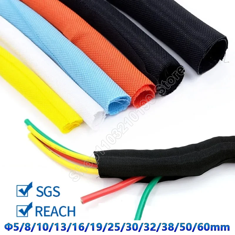 5-60mm Self Closing PET Expandable Braided Sleeve Insulated Wrap Self Close Sleeved Cable Protecter Self-Closed Cable Organiser
5-60mm Self Closing PET Expandable Braided Sleeve Insulated Wrap Self Close Sleeved Cable Protecter Self-Closed Cable Organiser
