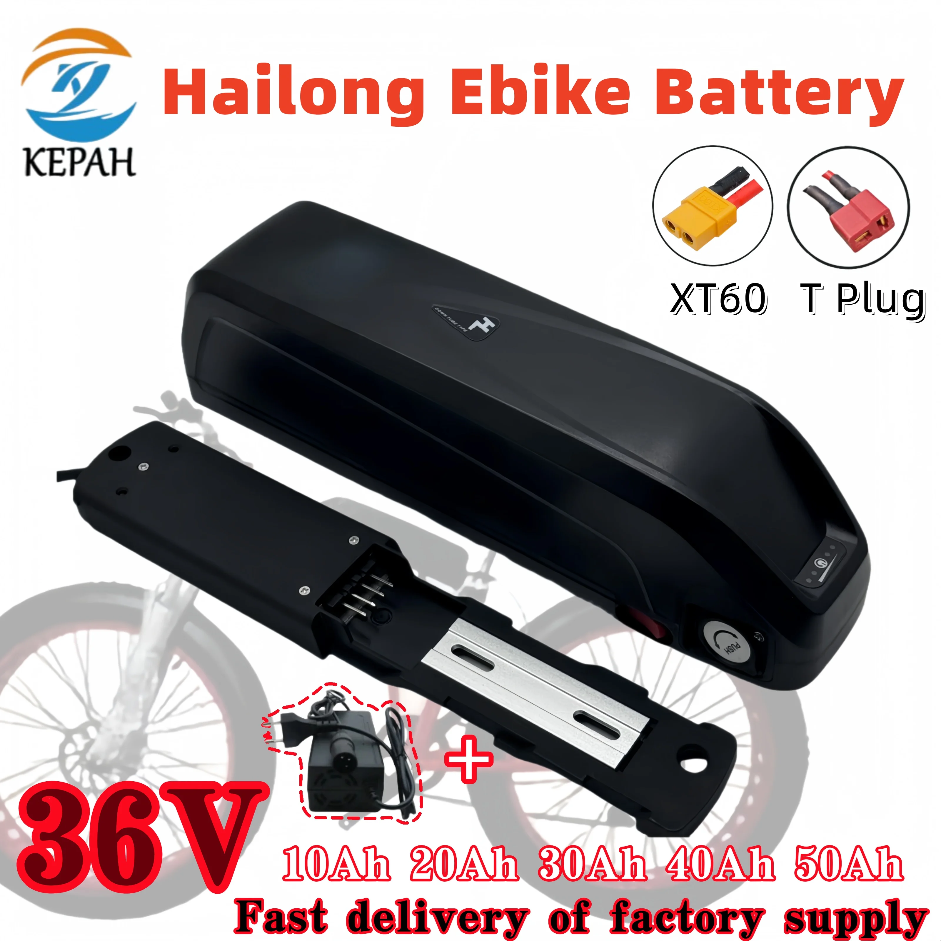 Новый аккумулятор Hailong | 36 В, 10-50 Ач, подходит для двигателей Bafang BBS02/BBS03/BBSHD, предназначен для хранения энергии электронного велосипеда
Новый аккумулятор Hailong | 36 В, 10-50 Ач, подходит для двигателей Bafang BBS02/BBS03/BBSHD, предназначен для хранения энергии электронного велосипеда