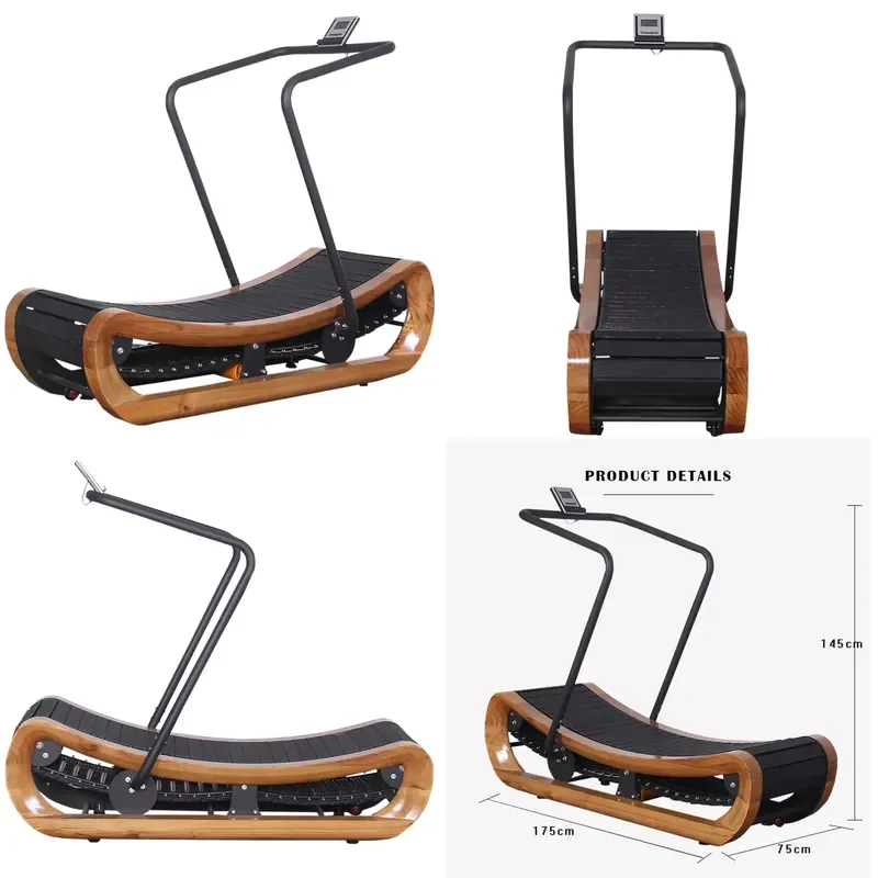 【CHIMU HOME】 Mechanical Curved Treadmill for Home Use Fitness Equipment Cardio Training Bodybuilding Wooden
【CHIMU HOME】 Mechanical Curved Treadmill for Home Use Fitness Equipment Cardio Training Bodybuilding Wooden