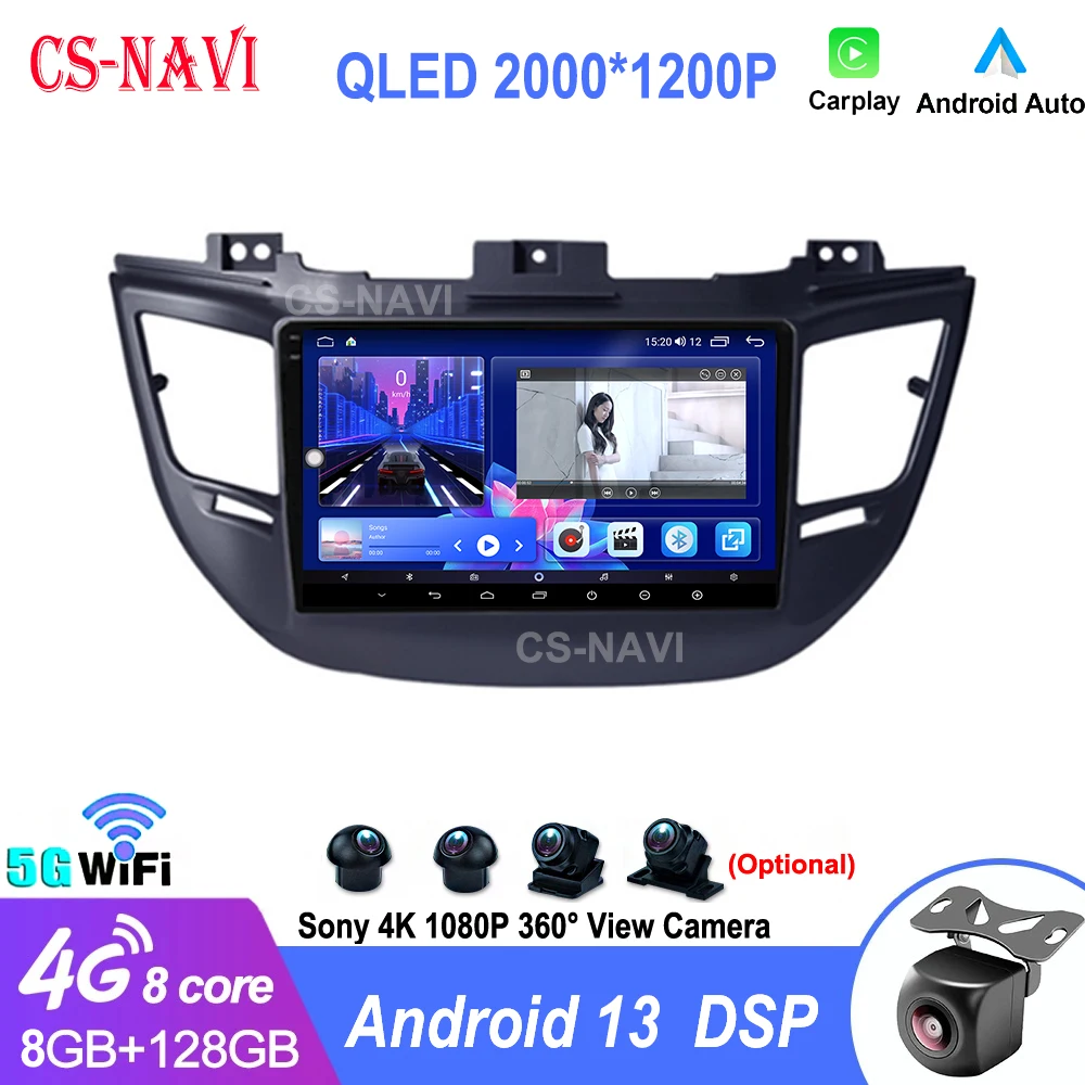 Автомагнитола Carplay DSP 2DIN Android 13, мультимедийный видеоплеер с GPS-навигацией для Hyundai Tucson/IX35 3 2015-2018
Автомагнитола Carplay DSP 2DIN Android 13, мультимедийный видеоплеер с GPS-навигацией для Hyundai Tucson/IX35 3 2015-2018