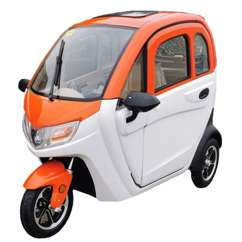 New energy fully enclosed 2-door 3-seat adult transportation electric tricycle 60V1200W
New energy fully enclosed 2-door 3-seat adult transportation electric tricycle 60V1200W