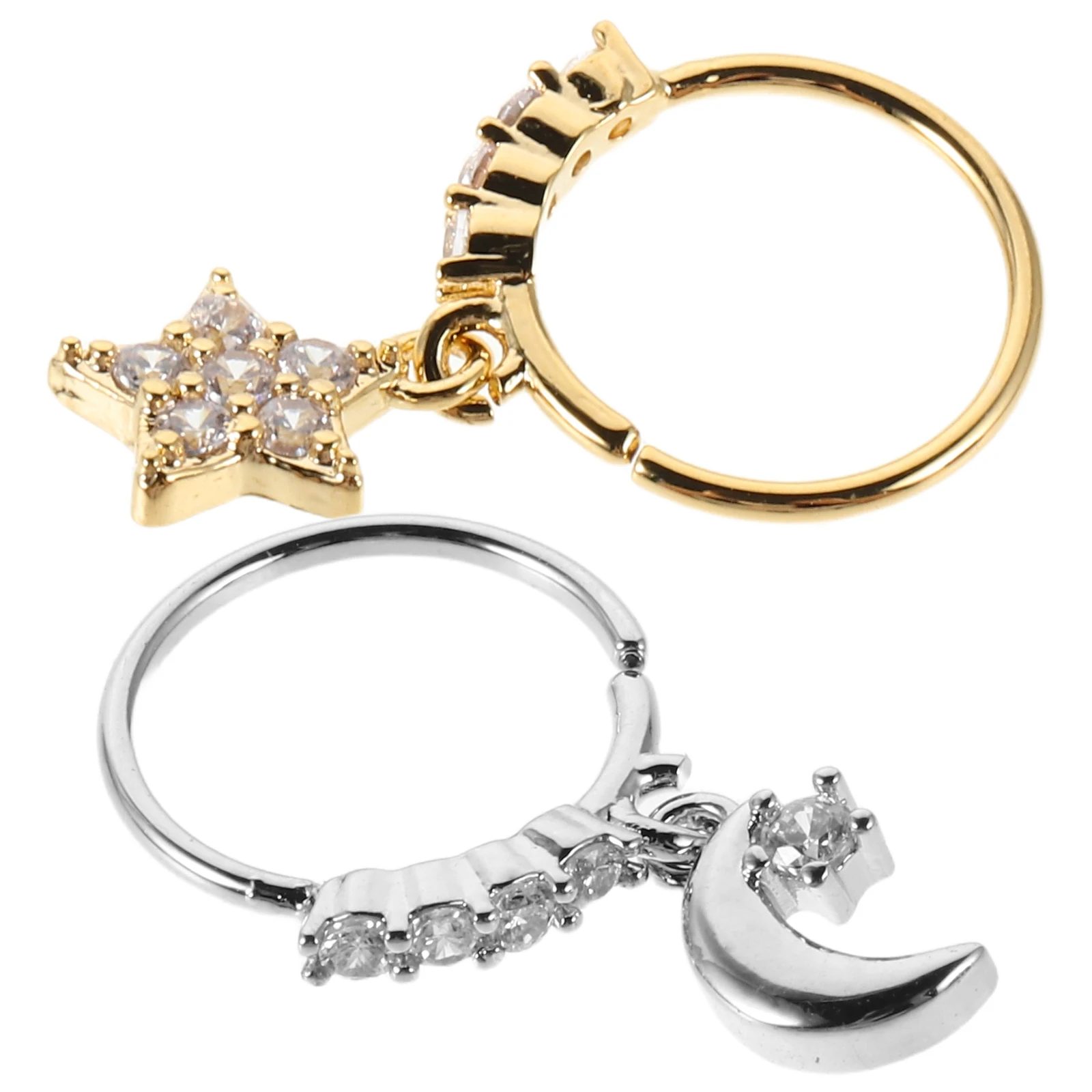 2 Pcs Nose Rings Jewelry Decor Decors Decorative Delicate Hoops Creative Cute for Women Metal
2 Pcs Nose Rings Jewelry Decor Decors Decorative Delicate Hoops Creative Cute for Women Metal