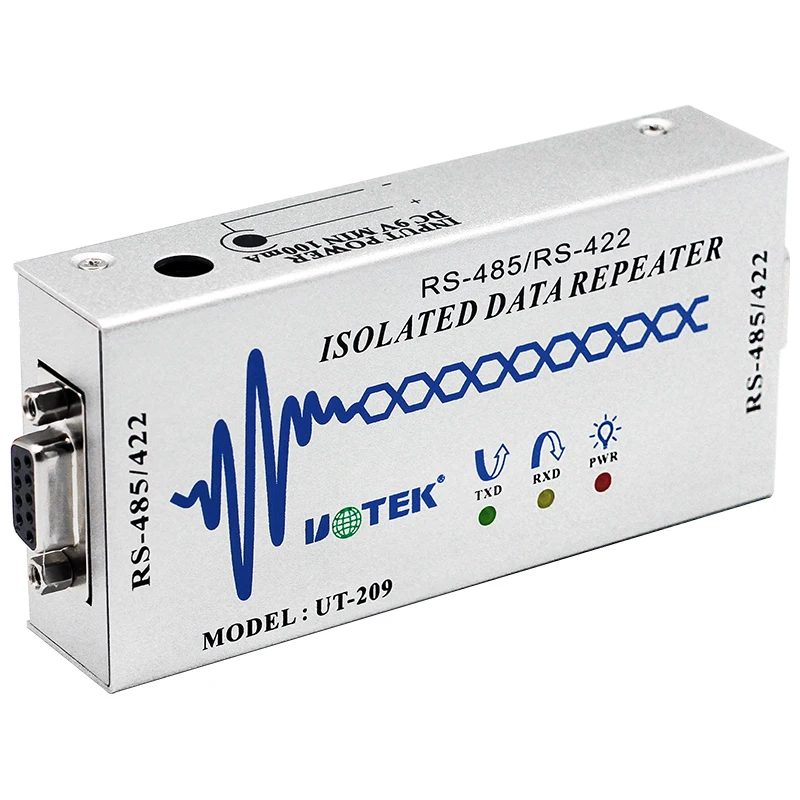 UOTEK RS-485 RS-422 Repeater Industrial Grade RS485 RS422 Isolated Repeater with High Quality and Good Price UT-209
UOTEK RS-485 RS-422 Repeater Industrial Grade RS485 RS422 Isolated Repeater with High Quality and Good Price UT-209
