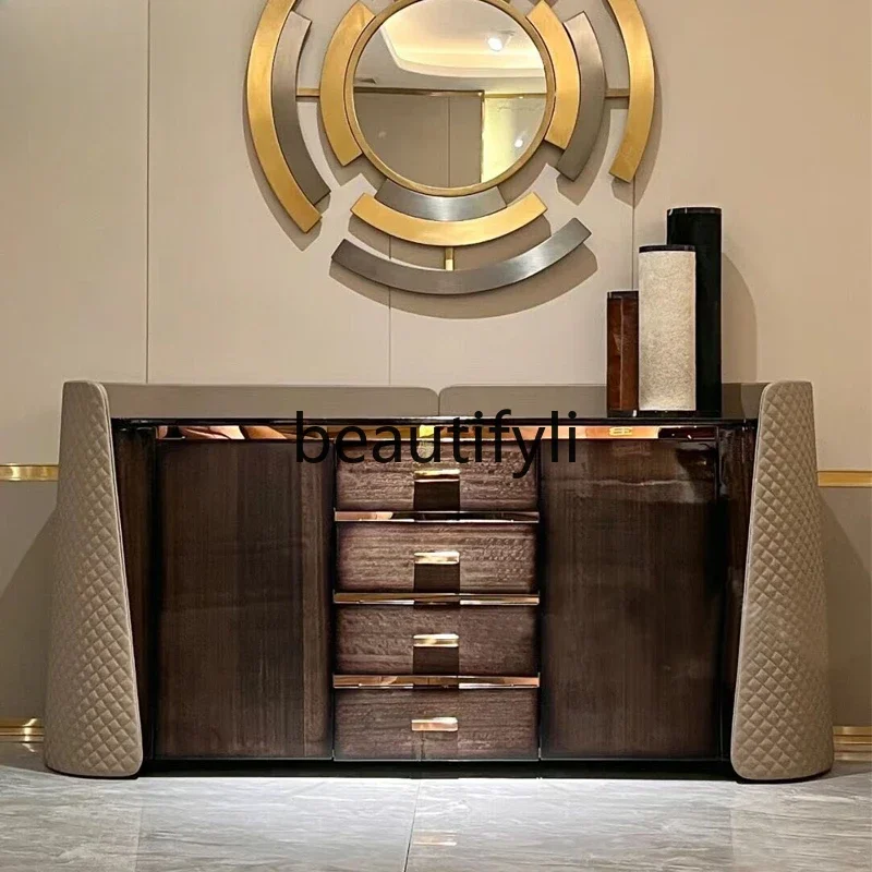 Italian light luxury solid wood dining side cabinet high-end storage chest cabinet high-end luxury entrance cabinet
Italian light luxury solid wood dining side cabinet high-end storage chest cabinet high-end luxury entrance cabinet