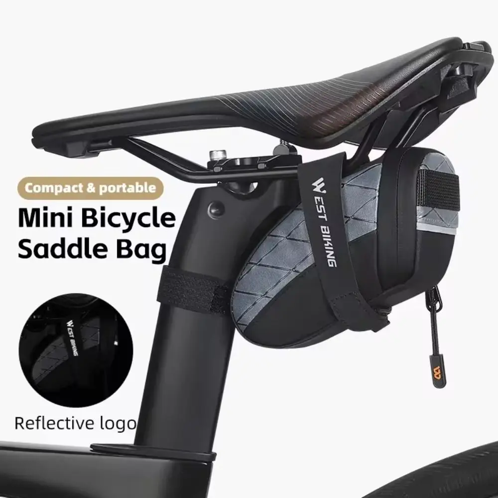 Portable Mini Bicycle Saddle Bag Reflective Waterproof Bike Rear Seat Bag Tool Cycling Accessories Riding Bag
Portable Mini Bicycle Saddle Bag Reflective Waterproof Bike Rear Seat Bag Tool Cycling Accessories Riding Bag